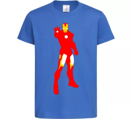 Детская футболка Iron man costume Ярко-синий фото