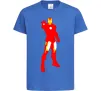 Детская футболка Iron man costume Ярко-синий фото