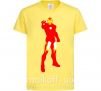 Дитяча футболка Iron man costume Лимонний фото