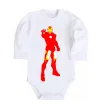 Детский боди Iron man costume Белый фото
