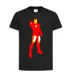 Дитяча футболка Iron man costume Чорний фото
