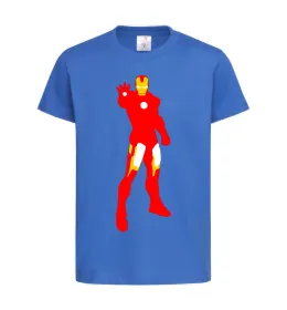 Детская футболка Iron man costume Ярко-синий фото