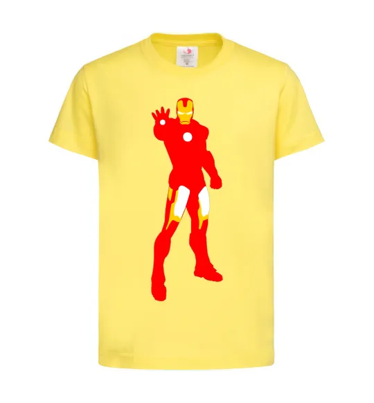 Дитяча футболка Iron man costume Лимонний фото