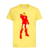 Дитяча футболка Iron man costume Лимонний фото