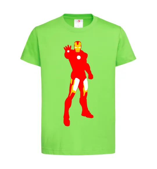 Дитяча футболка Iron man costume Лаймовий фото