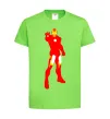 Дитяча футболка Iron man costume Лаймовий фото
