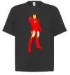 Футболка Оверсайз Iron man costume Черный фото
