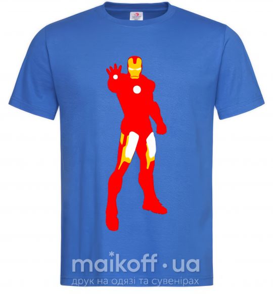 Чоловіча футболка Iron man costume Яскраво-синій фото