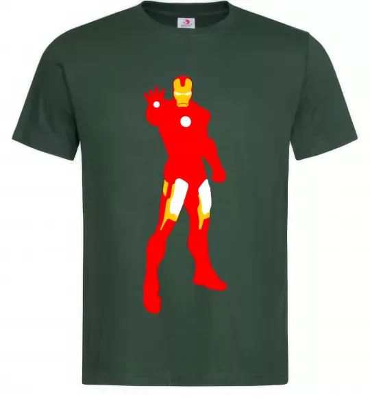 Мужская футболка Iron man costume Темно-зеленый фото