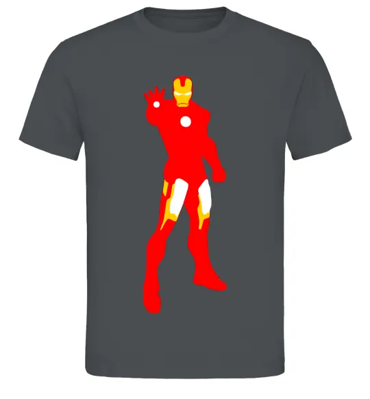 Мужская футболка Iron man costume Графит фото