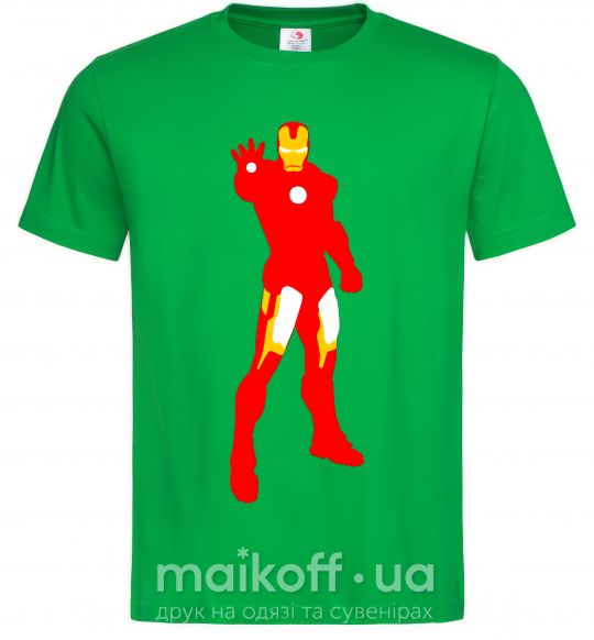 Мужская футболка Iron man costume Зеленый фото