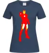 Женская футболка Iron man costume Темно-синий Женская футболка Iron man costume Темно-синий фото