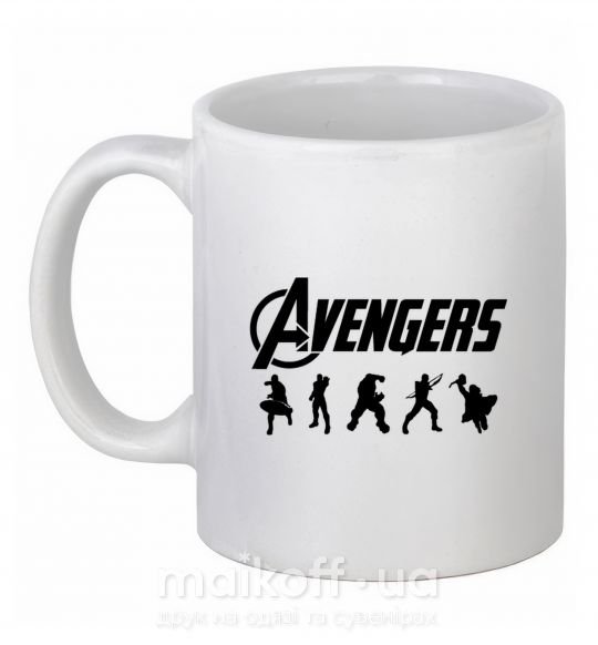 Чашка керамічна Avengers 5 Білий фото