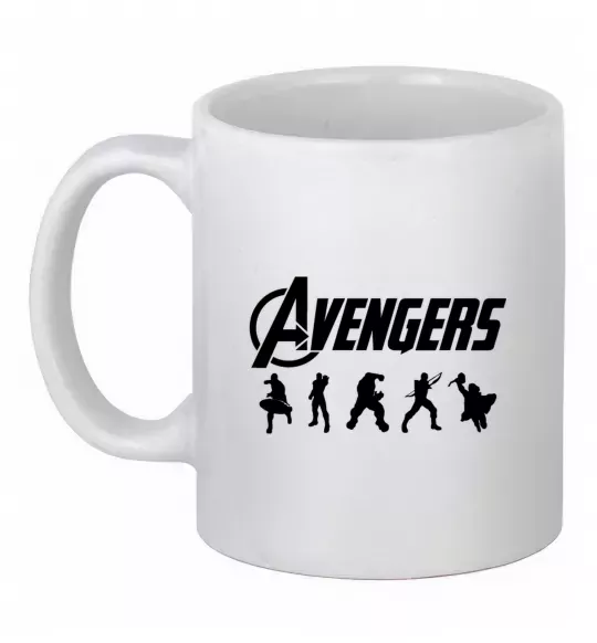 Чашка керамическая Avengers 5 Белый фото
