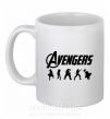 Чашка керамическая Avengers 5 Белый фото