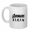 Чашка керамическая Avengers 5 Белый фото