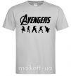 Чоловіча футболка Avengers 5 Сірий фото