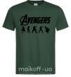 Мужская футболка Avengers 5 Темно-зеленый фото