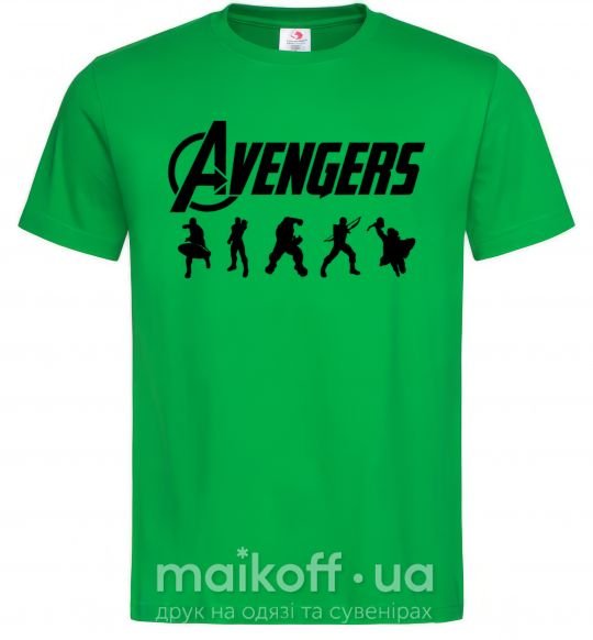 Чоловіча футболка Avengers 5 Зелений фото