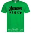 Чоловіча футболка Avengers 5 Зелений фото