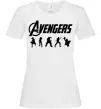 Жіноча футболка Avengers 5 Білий фото