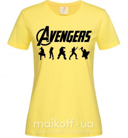 Женская футболка Avengers 5 Лимонный фото