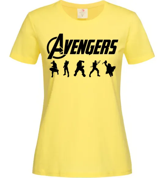 Жіноча футболка Avengers 5 Лимонний фото