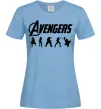 Жіноча футболка Avengers 5 Блакитний фото