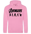 Мужская толстовка (худи) Avengers 5 Розовый фото