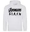 Жіноча толстовка (худі) Avengers 5 Сірий меланж фото