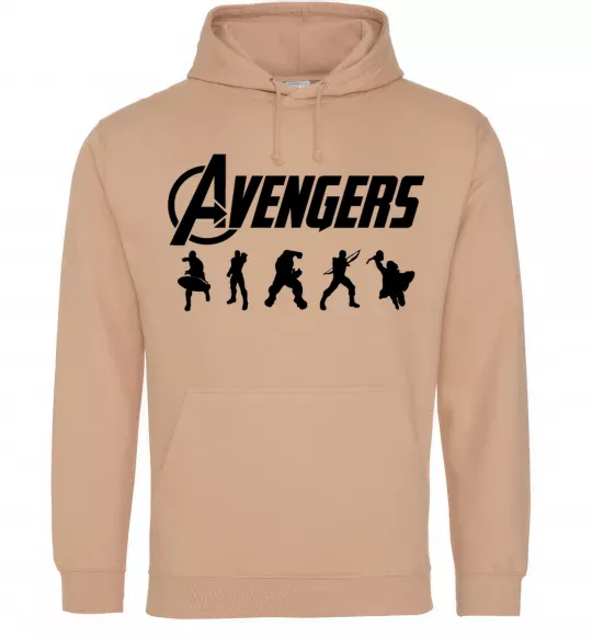 Жіноча толстовка (худі) Avengers 5 Пісочний фото