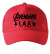 Кепка Avengers 5 Червоний фото