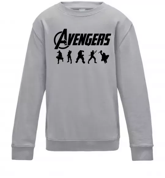 Дитячий світшот Avengers 5 Сірий меланж фото