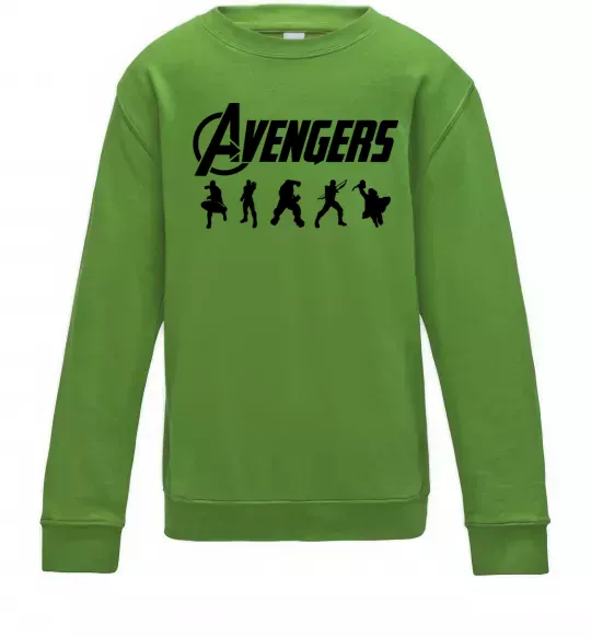 Дитячий світшот Avengers 5 Лаймовий фото