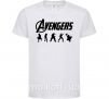 Детская футболка Avengers 5 Белый фото