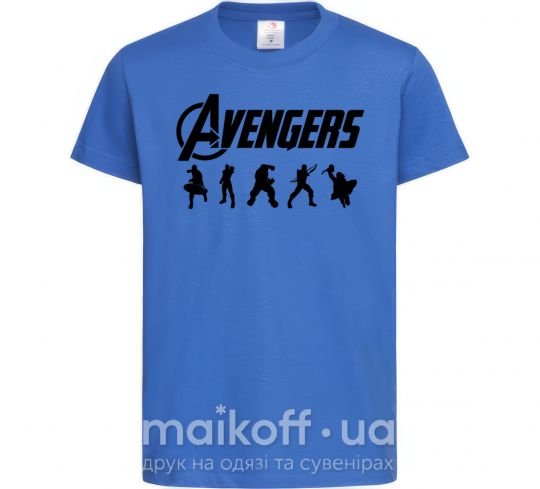 Дитяча футболка Avengers 5 Яскраво-синій фото
