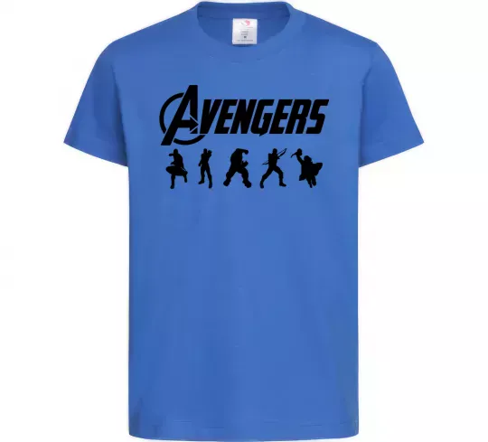 Дитяча футболка Avengers 5 Яскраво-синій фото