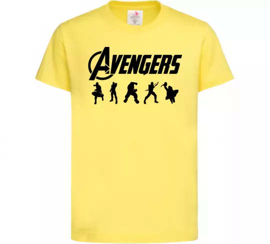 Дитяча футболка Avengers 5 Лимонний фото