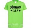 Детская футболка Avengers 5 Лаймовый фото