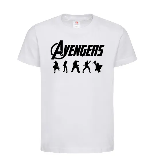 Детская футболка Avengers 5 Белый фото
