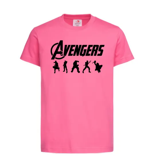 Детская футболка Avengers 5 Ярко-розовый фото