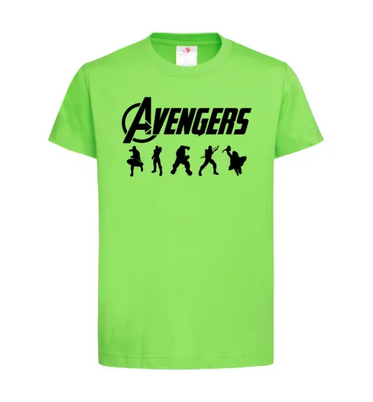 Детская футболка Avengers 5 Лаймовый фото