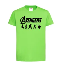 Детская футболка Avengers 5 Лаймовый фото
