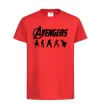 Детская футболка Avengers 5 Красный фото