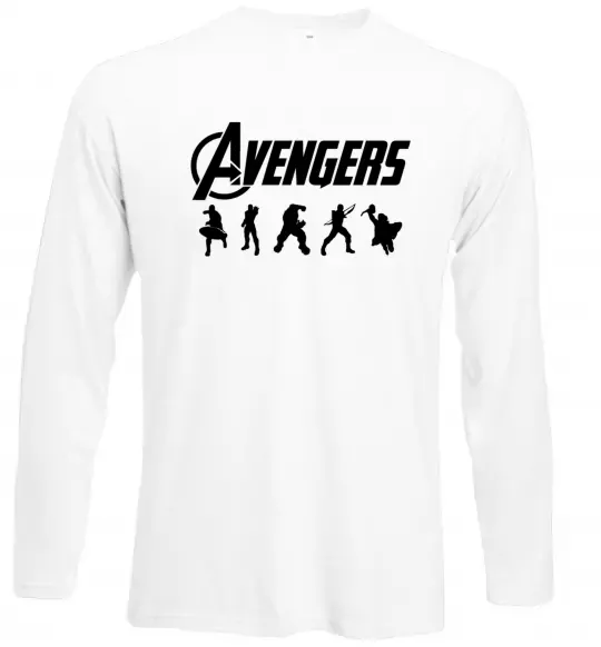 Лонгслів Avengers 5 Білий фото