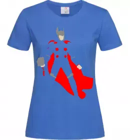 Женская футболка Бетмен силует Черный фото