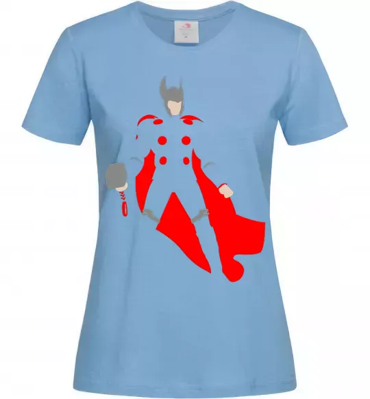 Жіноча футболка Тор 3 Блакитний фото