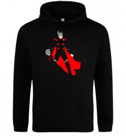 Мужская толстовка (худи) Spiderman Jump Серый меланж фото