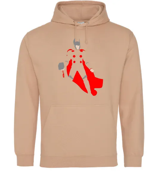 Женская толстовка (худи) Тор 3 Песочный фото