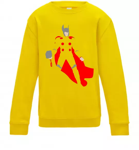 Детский Свитшот Тор 3 Солнечно желтый фото